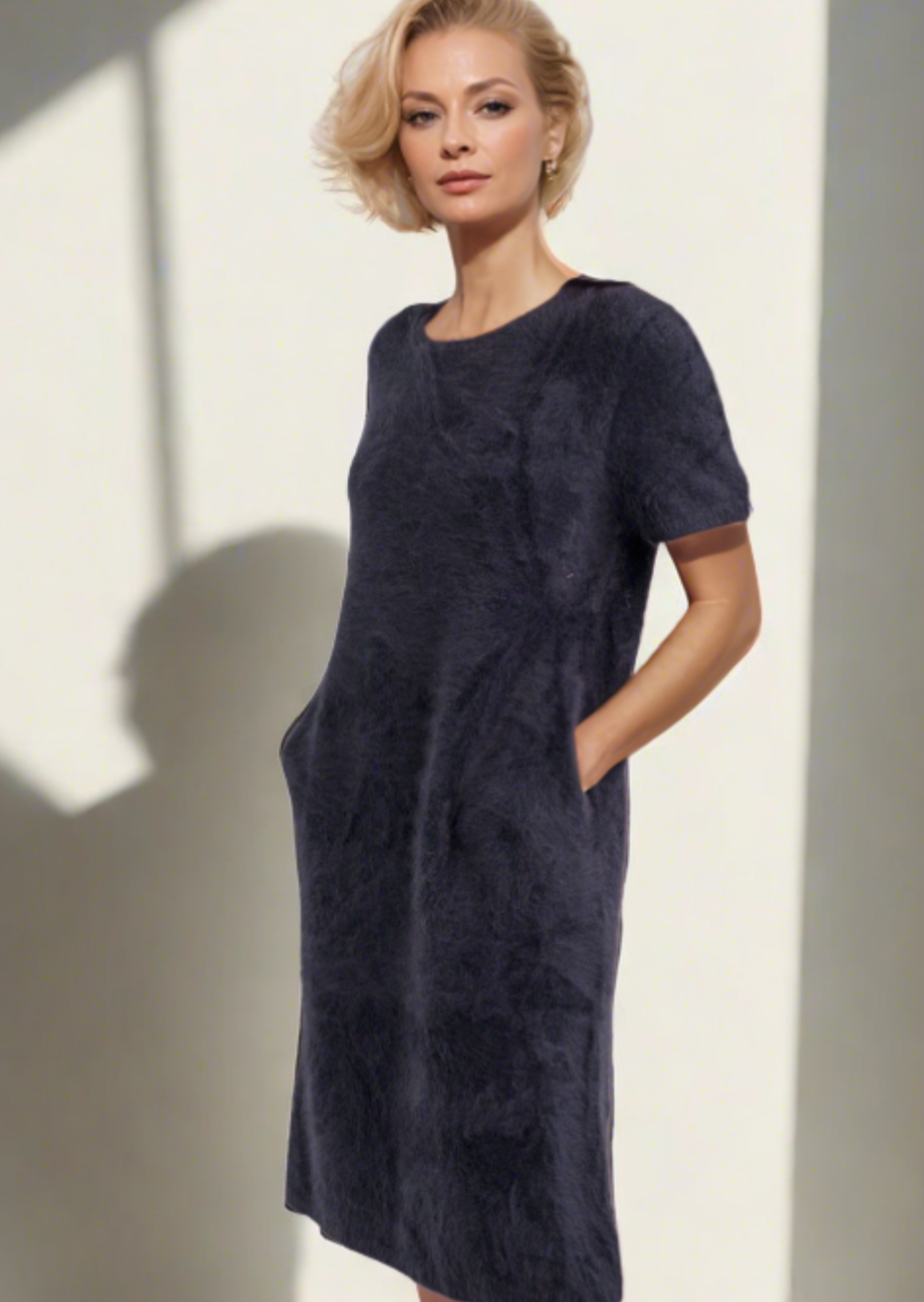 RACCOON FUR DRESS