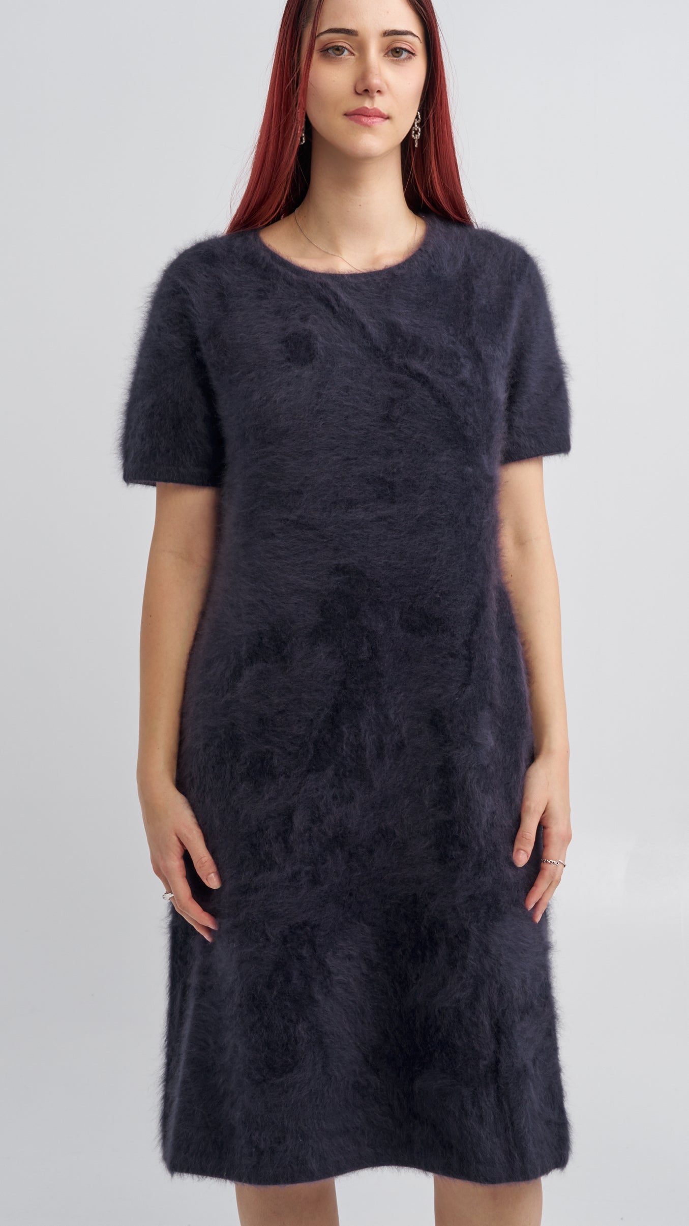 RACCOON FUR DRESS