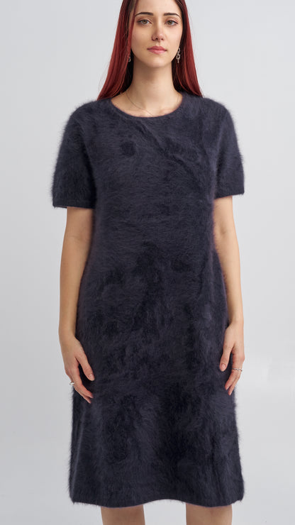 RACCOON FUR DRESS