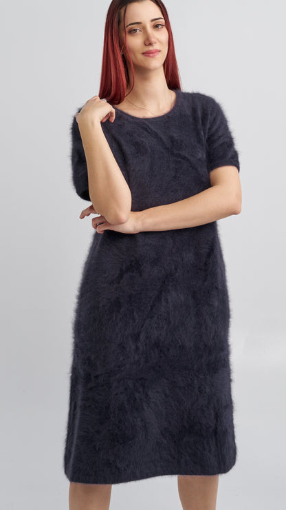 RACCOON FUR DRESS