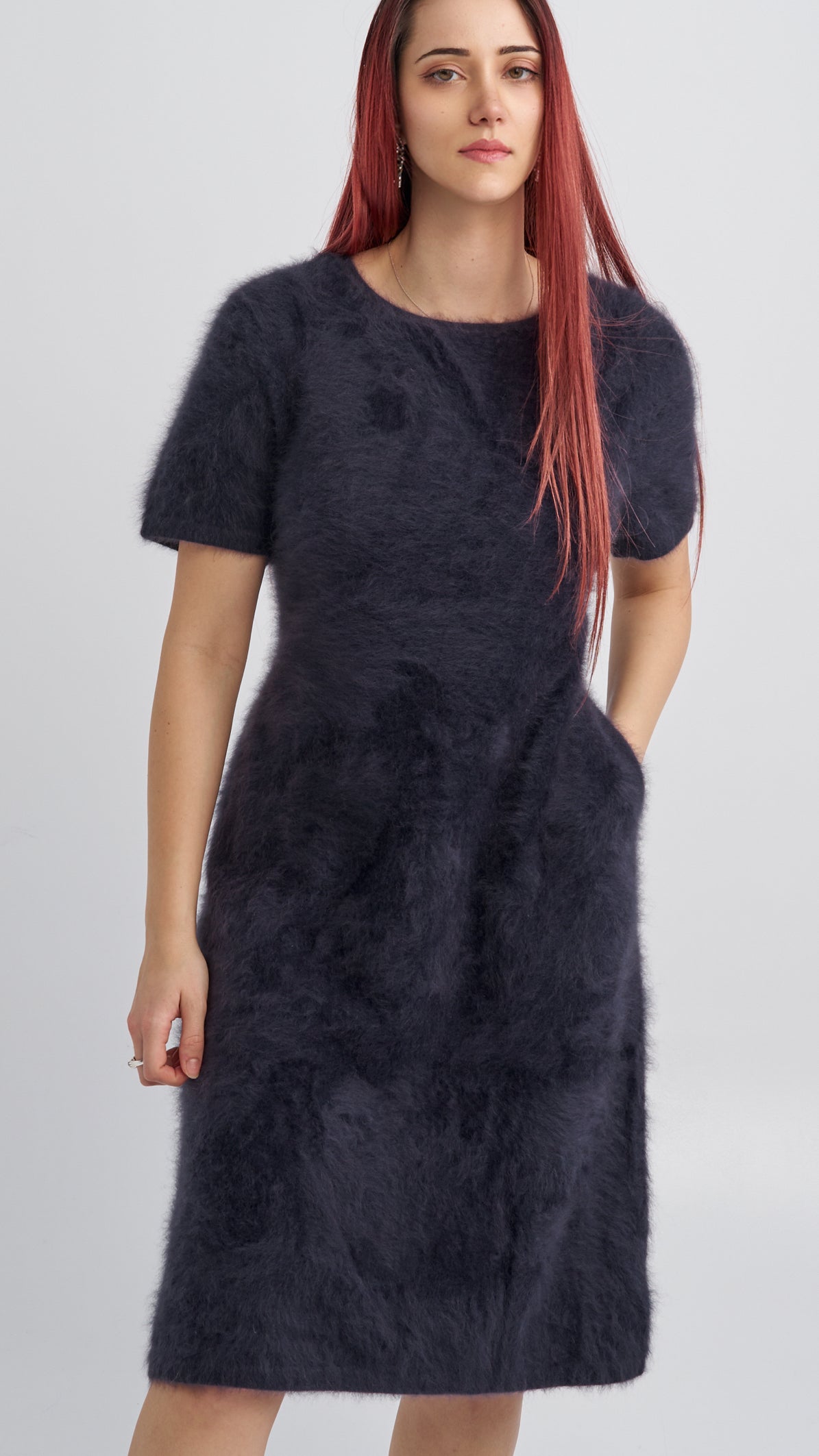 RACCOON FUR DRESS